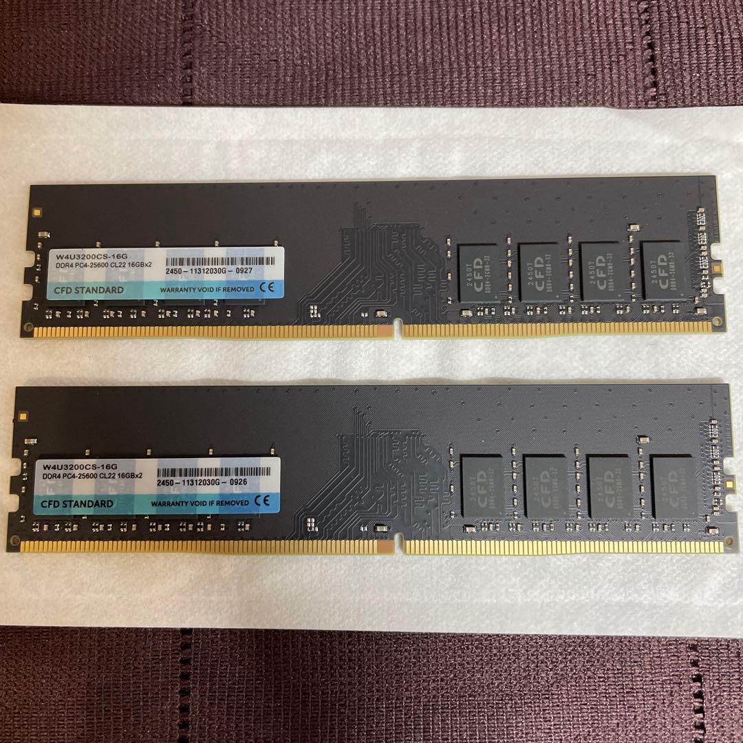CFD STANDARD DDR4メモリ 32GB (16GB×2枚組)
