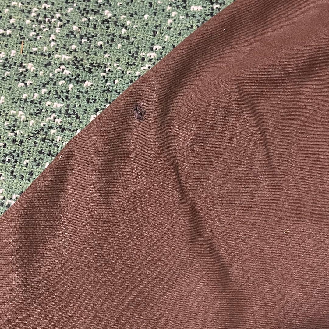 50s 60s レーヨン ギャバジン ドレープ スラックス 茶色 ヴィンテージ