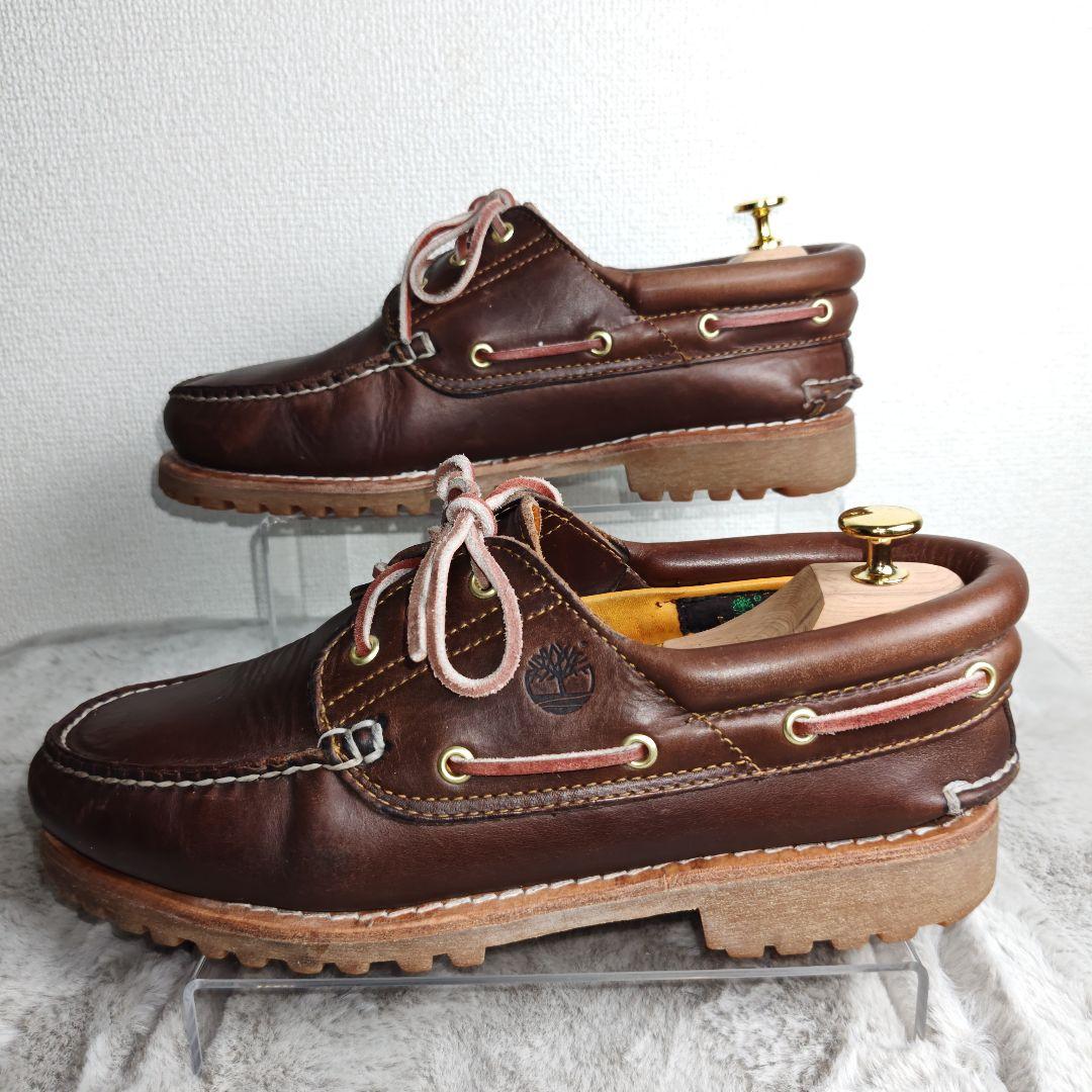 美品✨️ Timberland 28.0 デッキシューズ 3eye モカシン