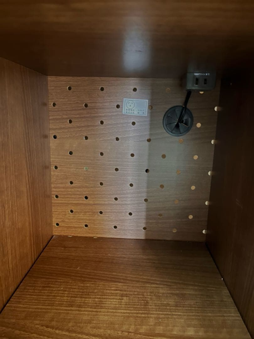 【5/19まで】ダークブラウン 食器棚　大川家具　東馬家具