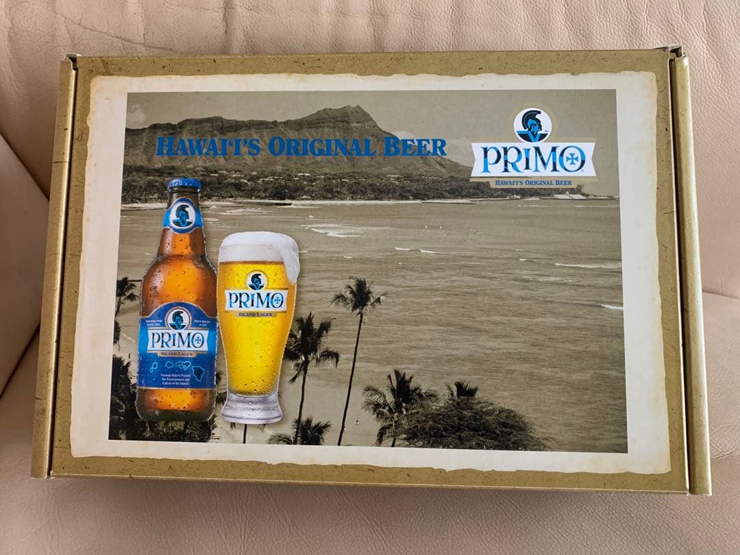 PRIMO ビール 355ml 3本セット グラス、コースター付き　未使用