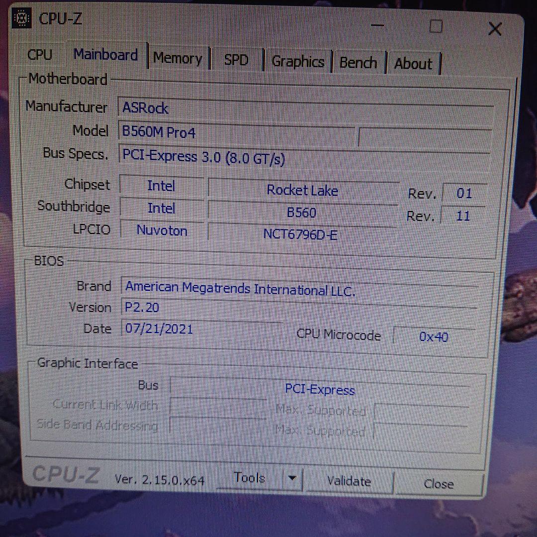 ASRock B560M PRO4 マザーボードのみ