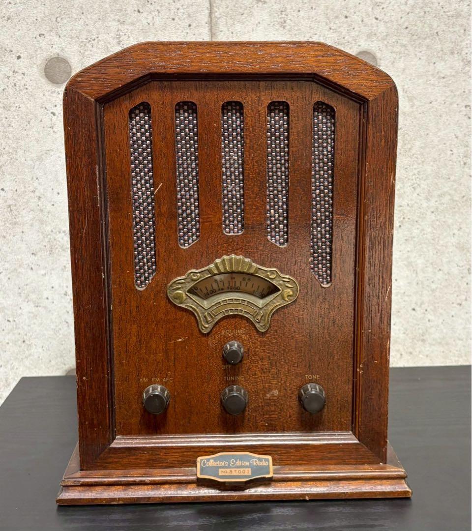 ラジオ　木製　アンティーク　ヴィンテージ