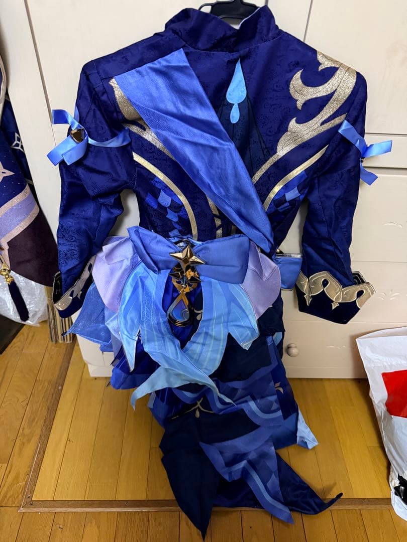 コスプレ　原神　フリーナ　黒　ウーシア　三分妄想Sサイズフルセット 武器　オマケ