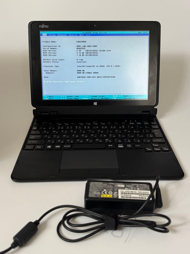 富士通 Arrows Tab Q506/NE 5台セット OS無し ジャンク