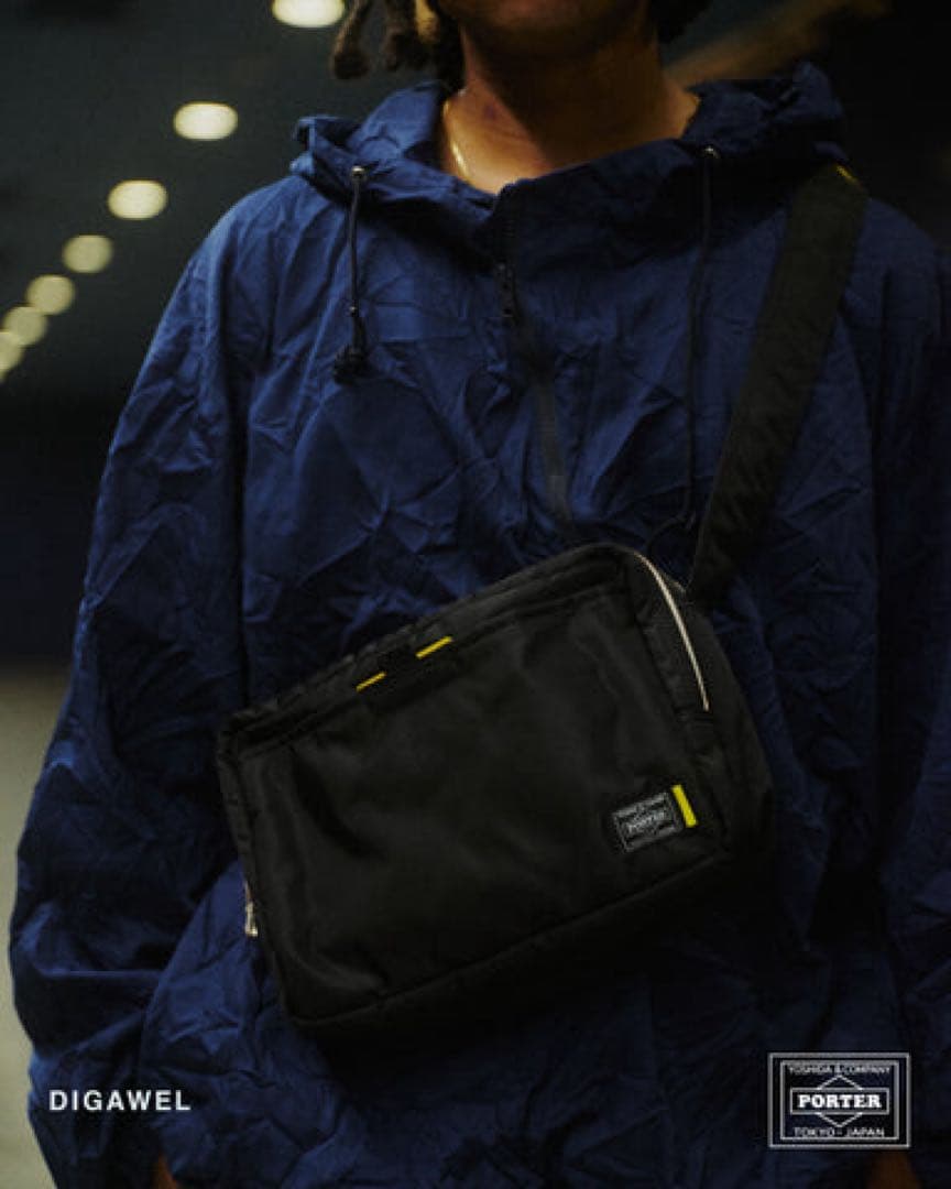 【限定発売　未使用】ディガウェル × ポーター　ショルダーバッグ　黒　コラボ