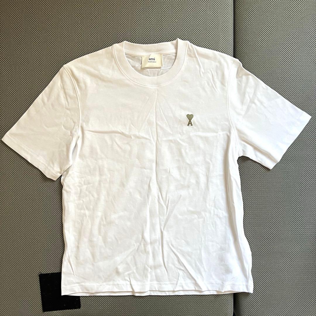 ホワイト Tシャツ アミパリス　ami