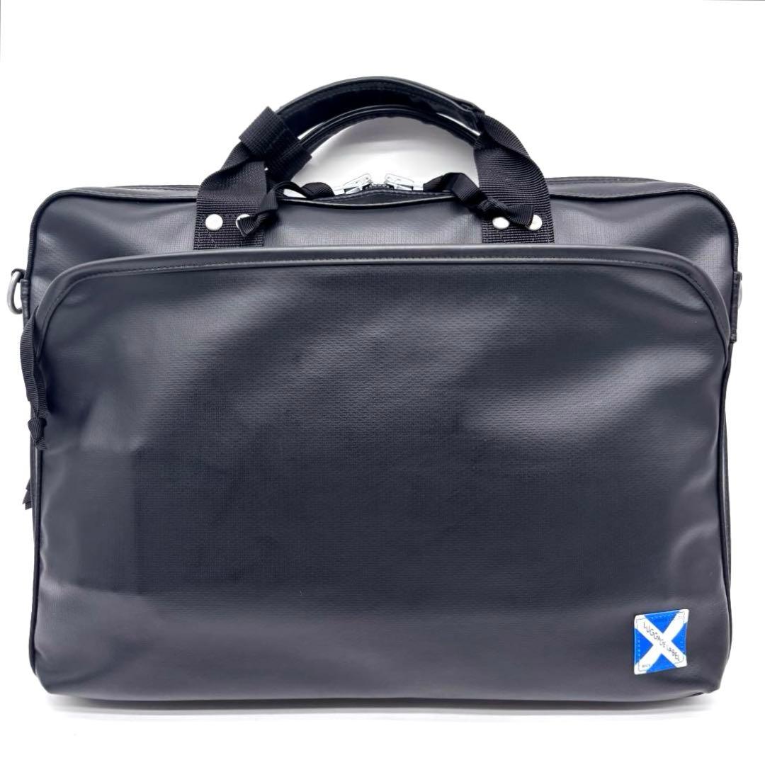 未使用級✨ラゲッジレーベル　ニューライナー　ビジネスバッグ　2way　青バッテン