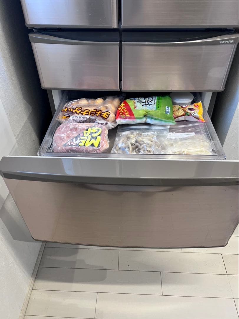 SHARP 冷蔵庫 SJ-XF44A-T440L 2015年 愛知県引き取り限定