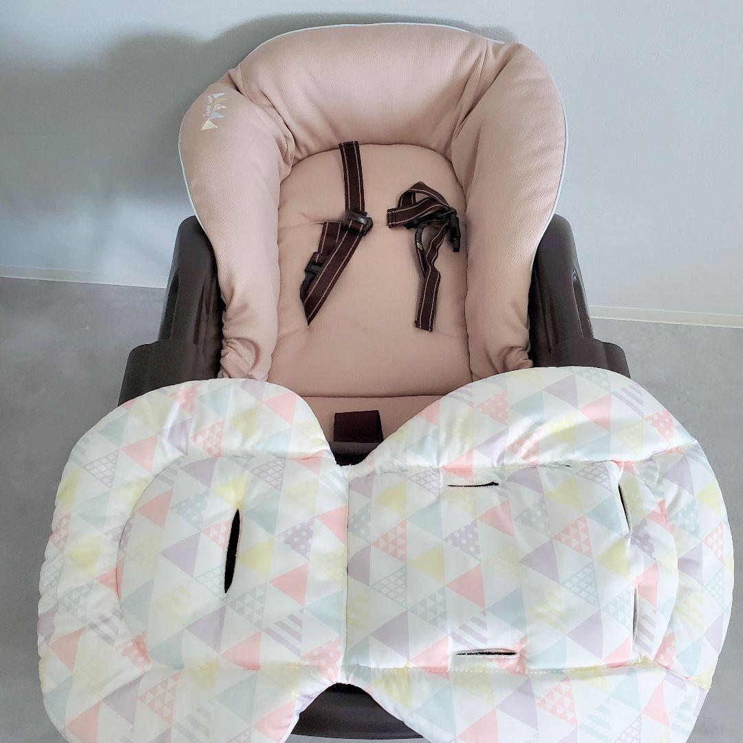 Combi コンビ ネムリラ4キャス ハイローチェア SWINGlotta 手動