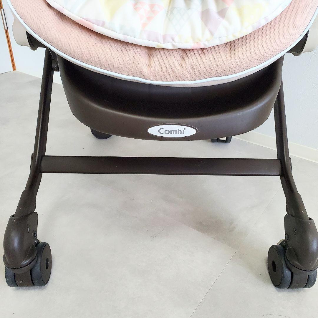 Combi コンビ ネムリラ4キャス ハイローチェア SWINGlotta 手動