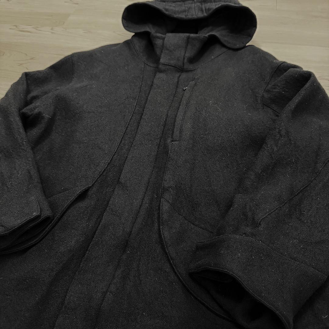 美品［icebreaker × Goldwin メリノウール コート 黒 M］