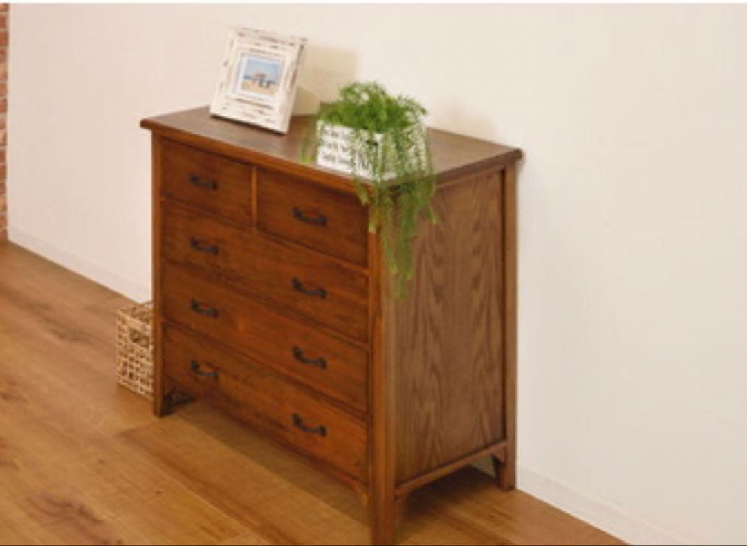 チェスト 木製 天然木 引出し AZUMAYA「ティンバー」｜PM-307