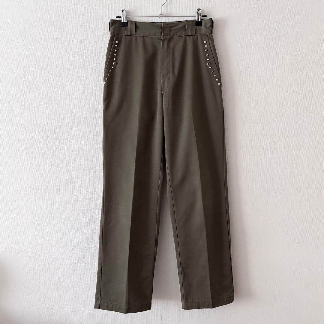 完売モデル TOGA × Dickies スタッズ ワイド パンツ