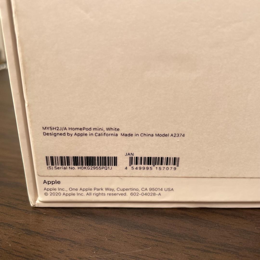 Apple Pod mini ホワイト A2374