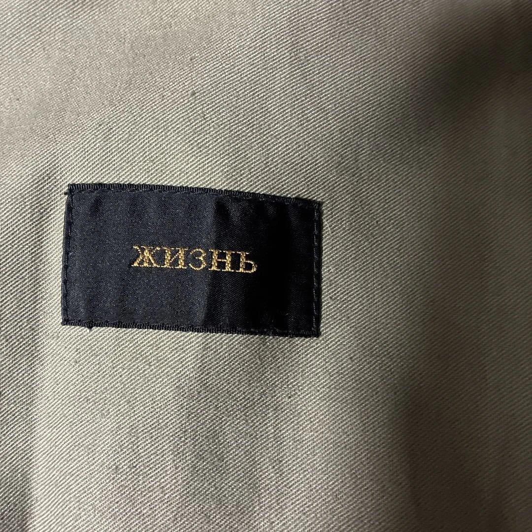 ［超美品］XH3Hb ゲベック　B'2nd グレー ファー付きモッズコート