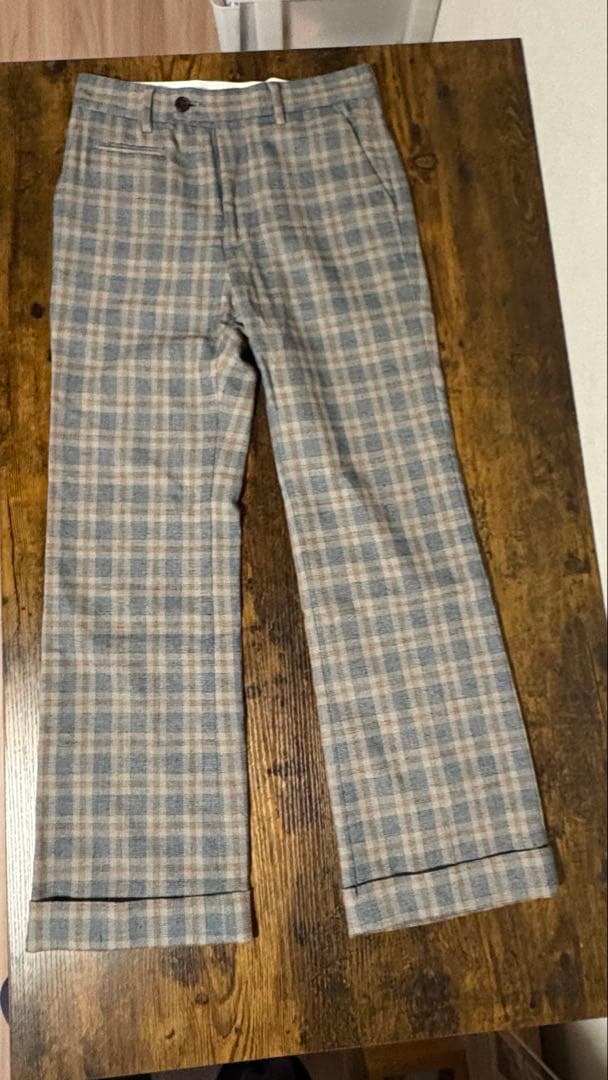 matsufuji マルチチェックジャケット&パンツ