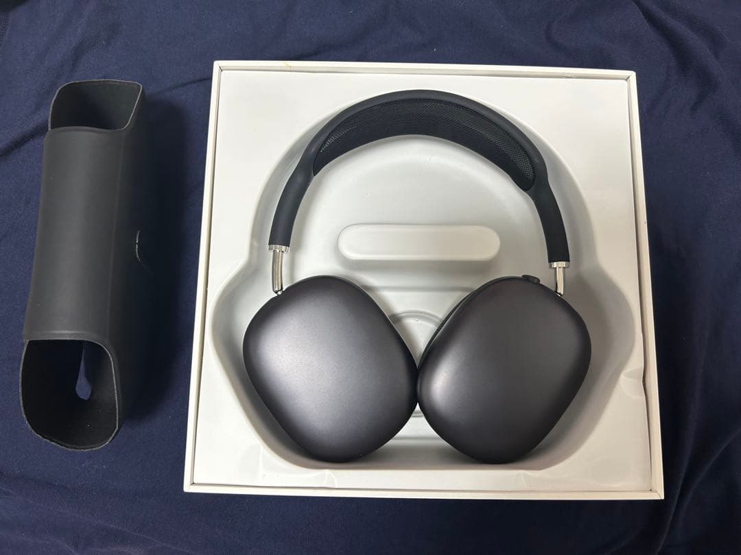 Apple AirPods Max スペースグレー ケース付き