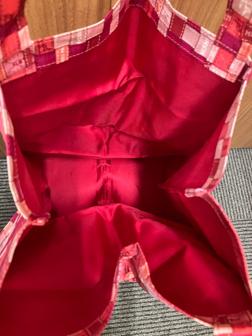 エルメス　エコバッグ　赤