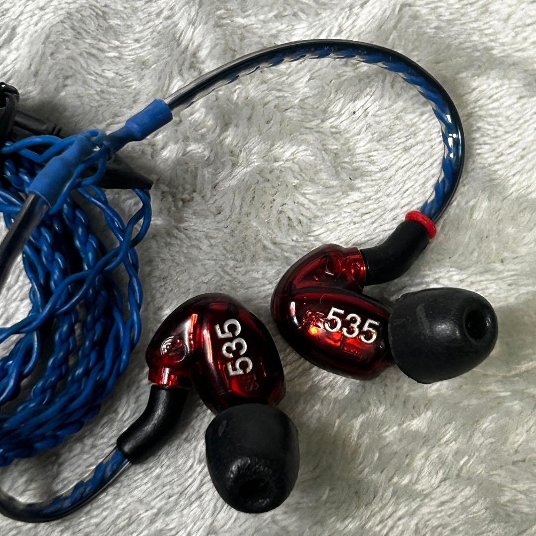 【名機】SHURE SE535LTD 高遮音性イヤホン リケーブル済（非純正）