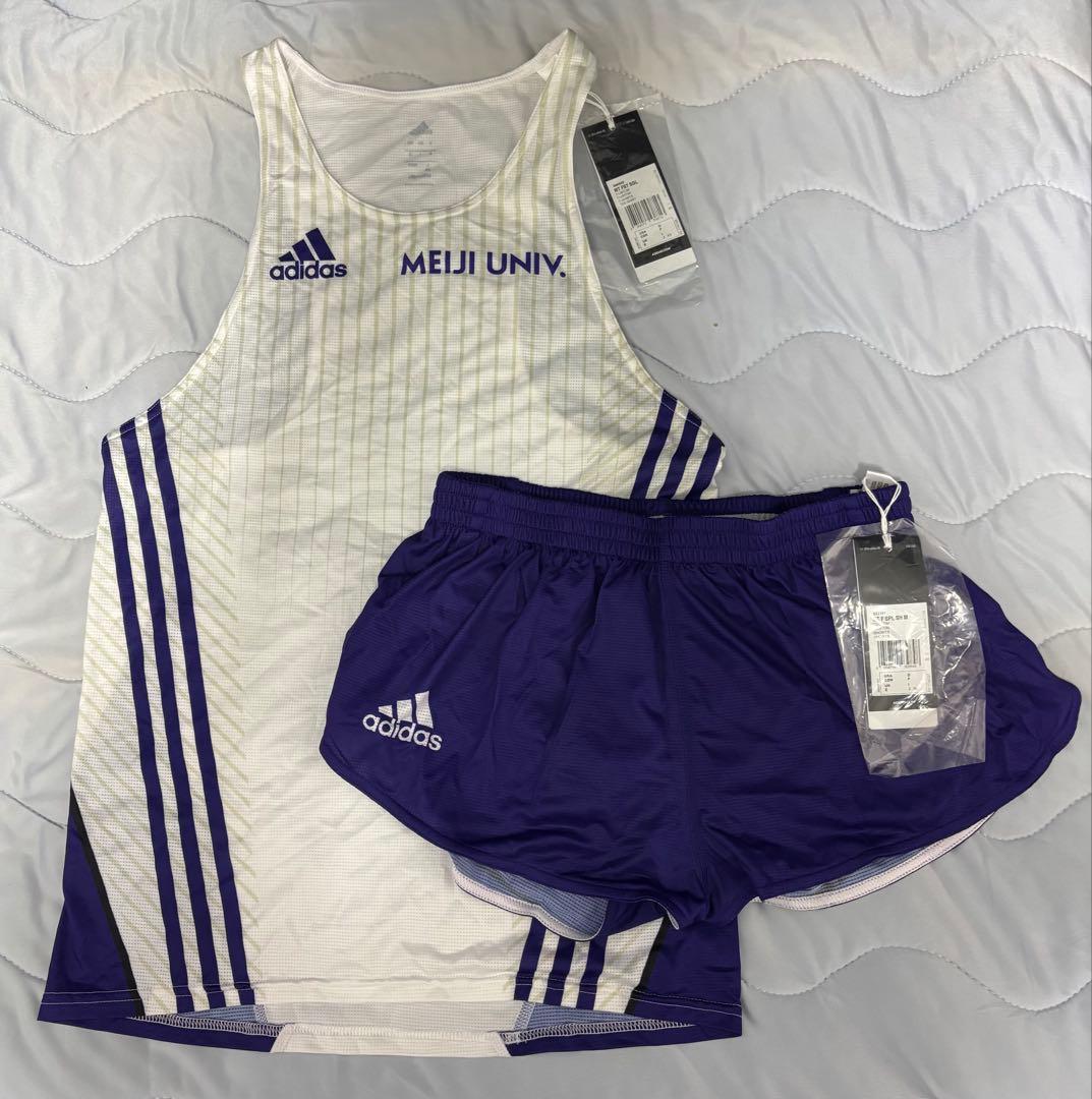 【タグ付き新品・限定品】明治大学陸上部 ランニングシャツ＆ランニングパンツ