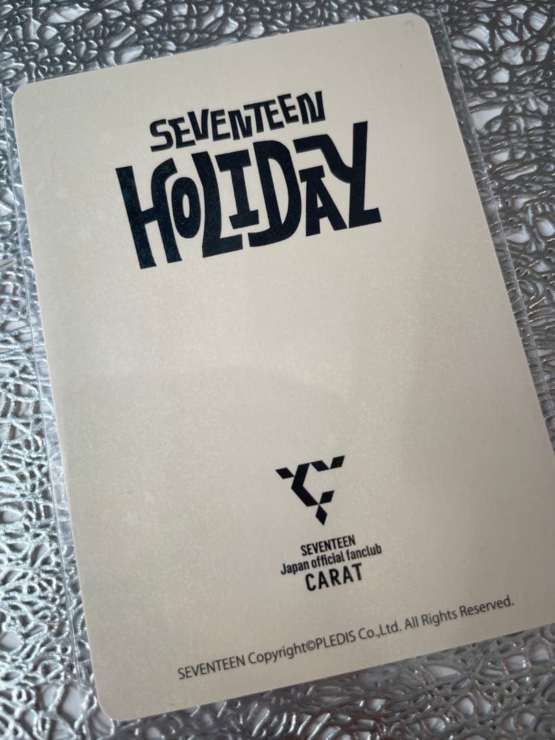 seventeen FC更新トレカ　スングァン　holiday
