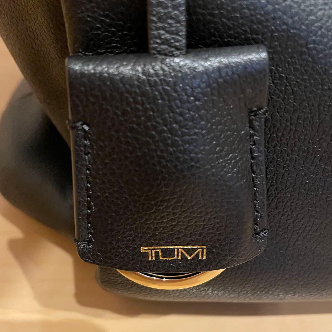 【美品】 TUMI トゥミ ハンドバッグ 2way レザー ショルダー ブラック