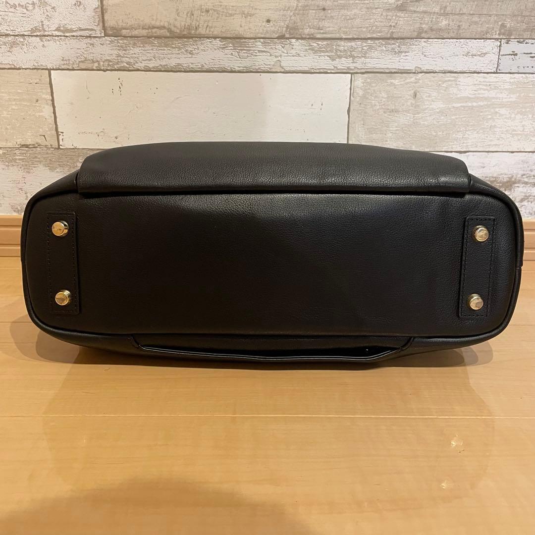 【美品】 TUMI トゥミ ハンドバッグ 2way レザー ショルダー ブラック