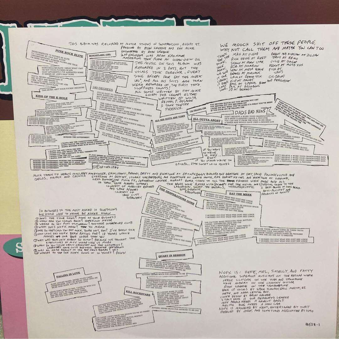 NOFX/LP、EP4枚セット