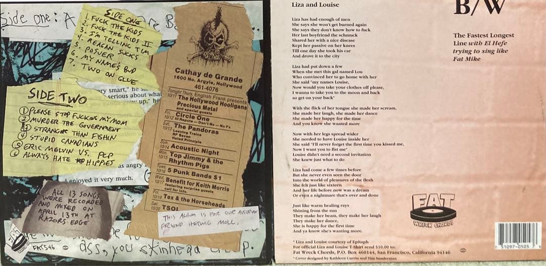 NOFX/LP、EP4枚セット