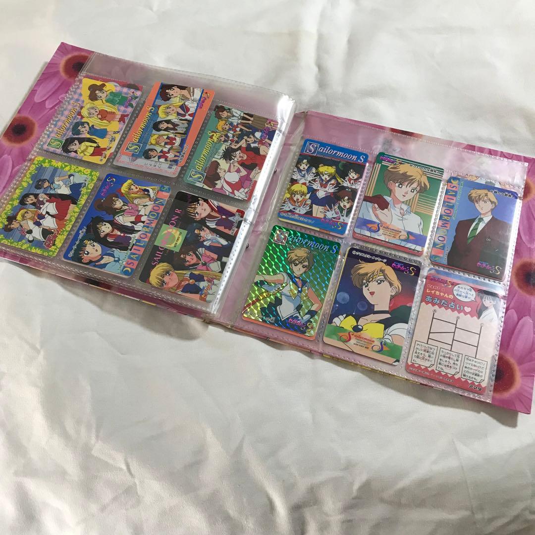 送料込み 当時物 セーラームーン カードダス53枚＋ファイル