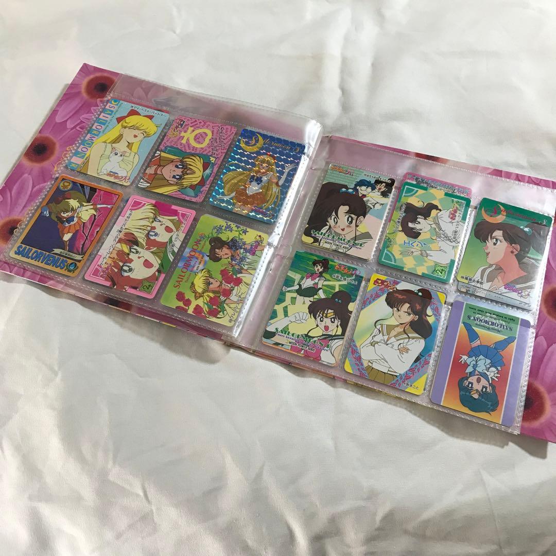 送料込み 当時物 セーラームーン カードダス53枚＋ファイル