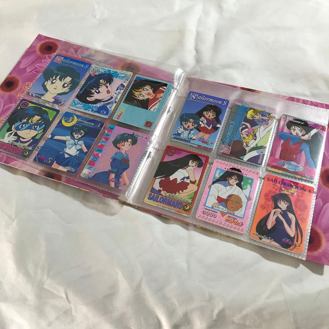 送料込み 当時物 セーラームーン カードダス53枚＋ファイル