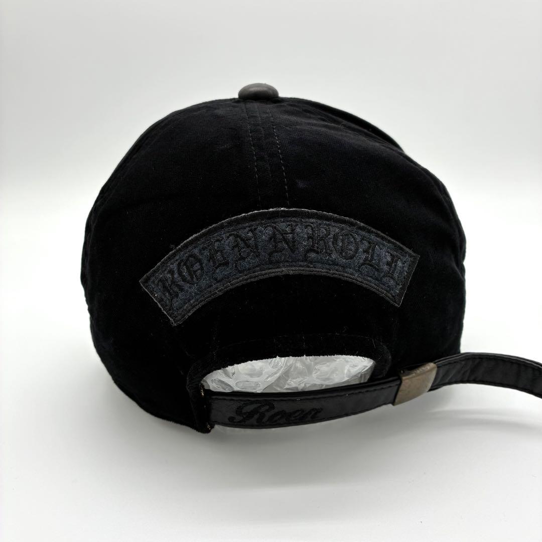 帽子 Special! 00s Roen Velour Skull Chain Cap