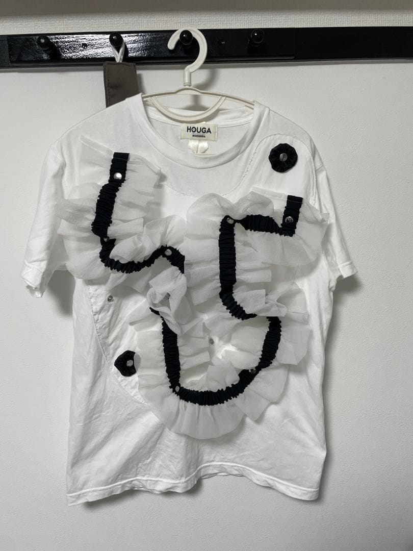 HOUGA/フリルTシャツ