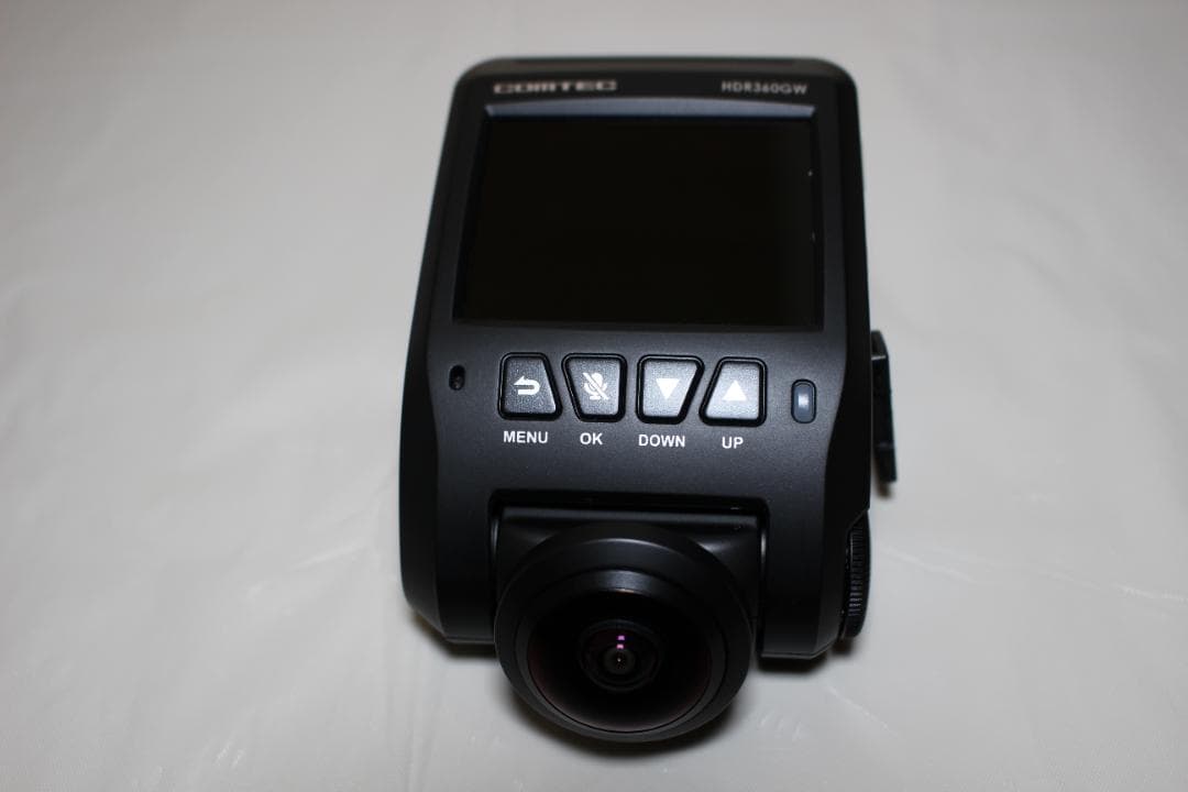 COMTEC　360°ドライブレコーダー【HDR360GW　直接配線コード付き】