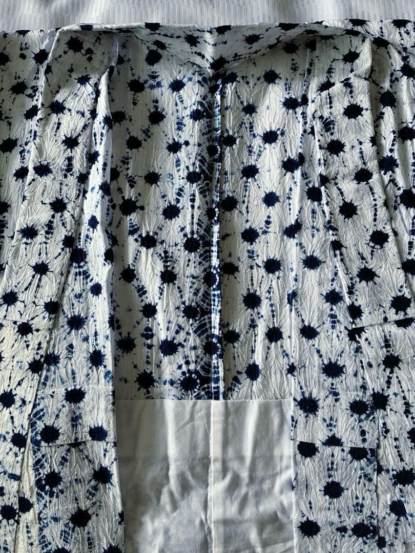 有松絞り　浴衣　日の出絞り