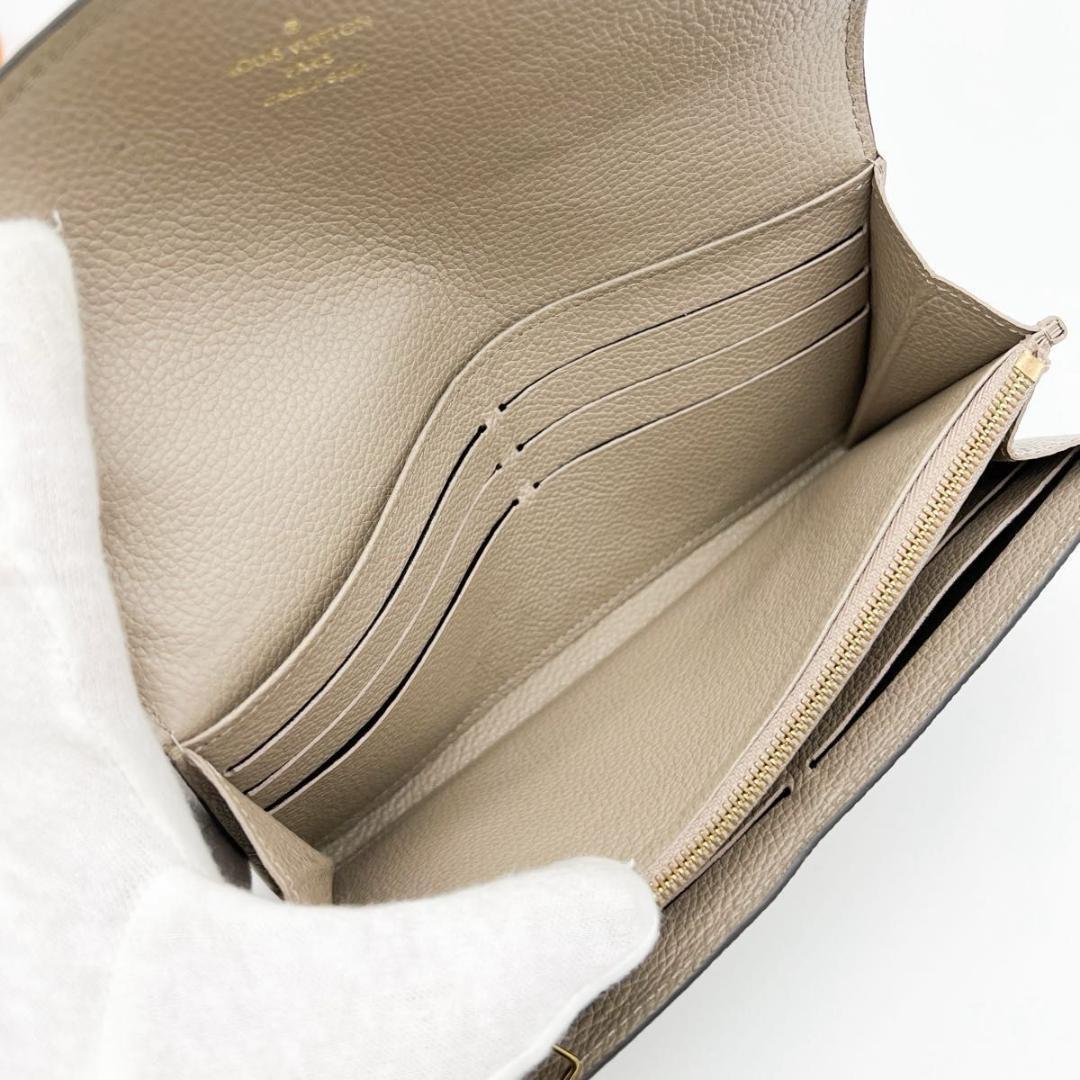 【美品 IC搭載 箱付】ヴィトン アンプラント サラ 長財布 トゥルトレール