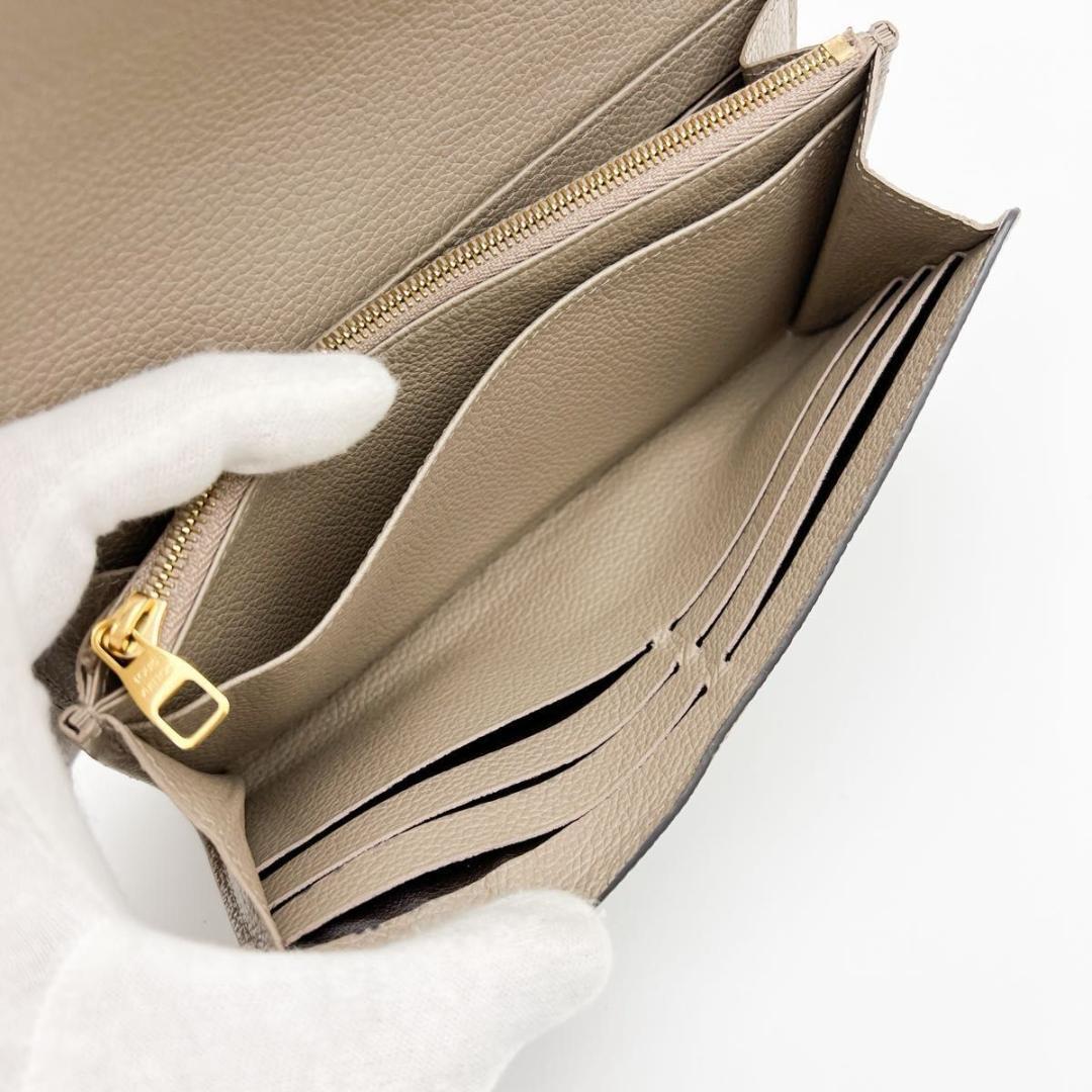 【美品 IC搭載 箱付】ヴィトン アンプラント サラ 長財布 トゥルトレール