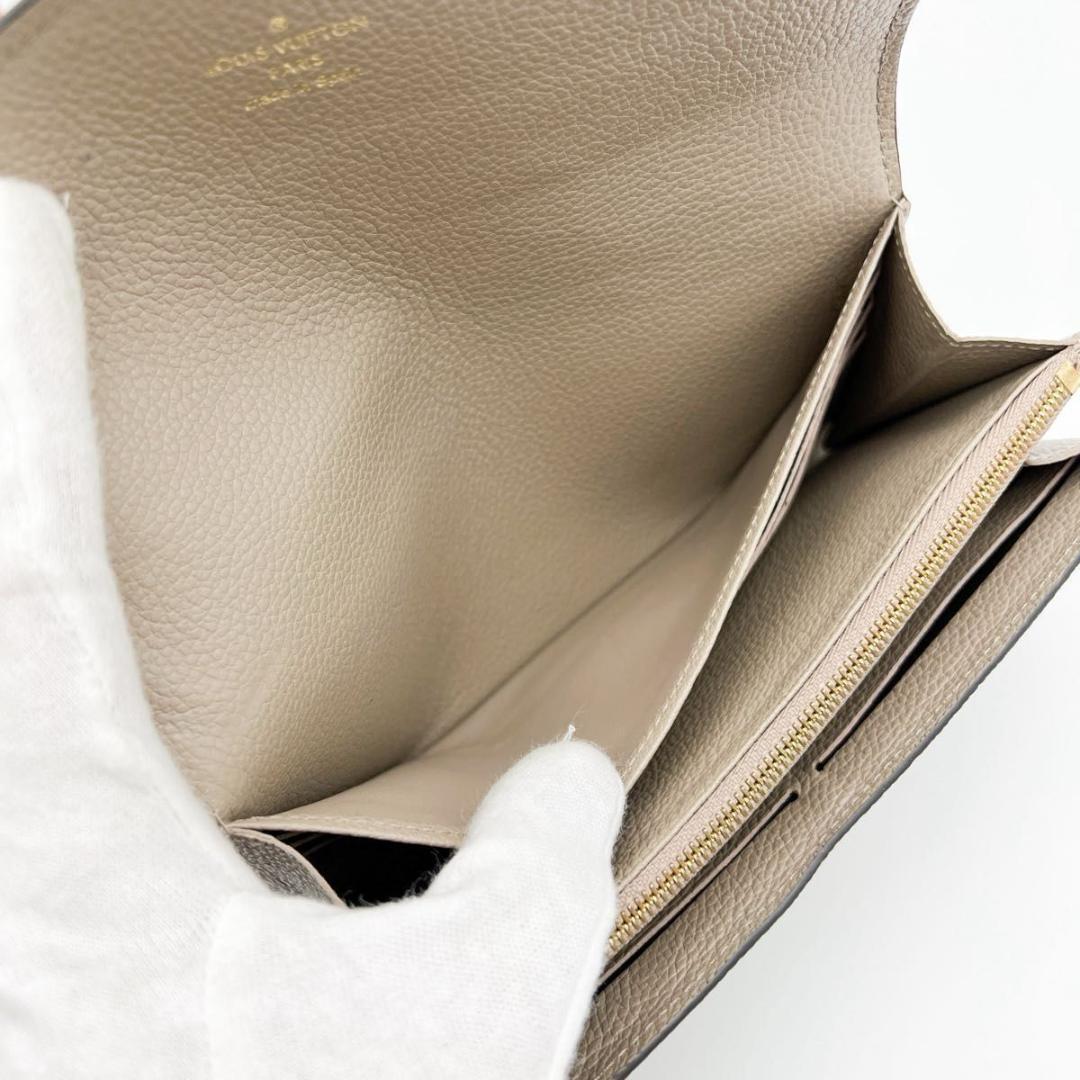 【美品 IC搭載 箱付】ヴィトン アンプラント サラ 長財布 トゥルトレール