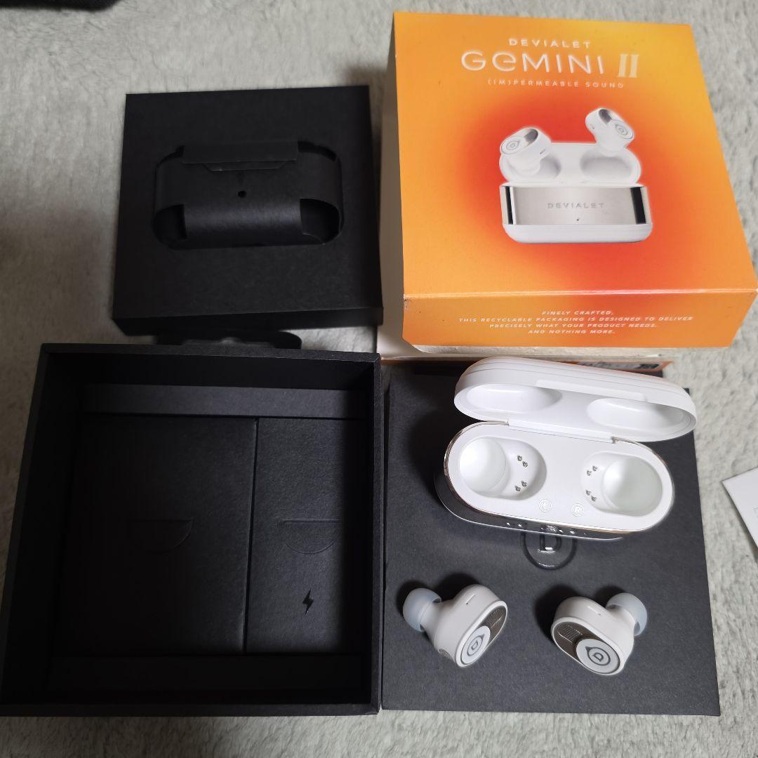 Devialet Gemini II イヤフォン ホワイト