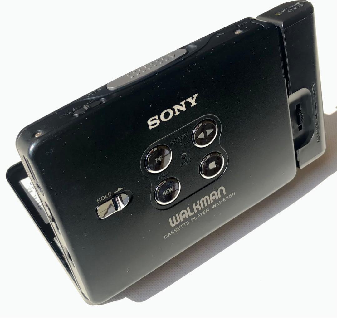 迫力音オススメWM-EX511 ブラックSONYカセットウォークマン可動品F