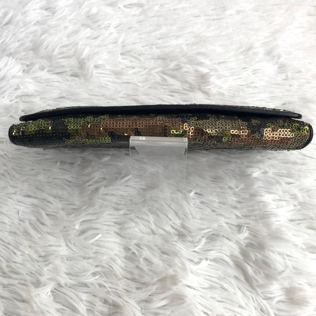 財布 ブランド PRADA プラダ 長財布 スパンコール 本革 レザー メタル