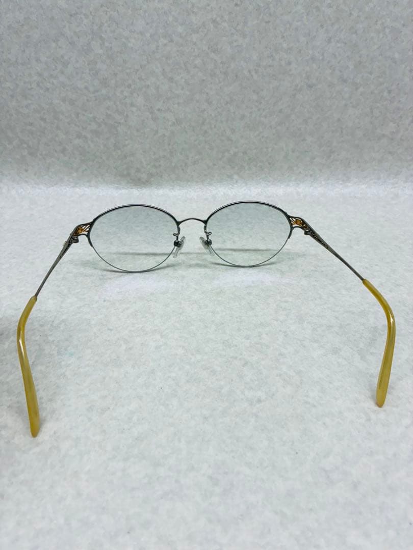 M4）HOYA ホヤ 眼鏡 メガネ 宝石装飾 老眼鏡 フレーム