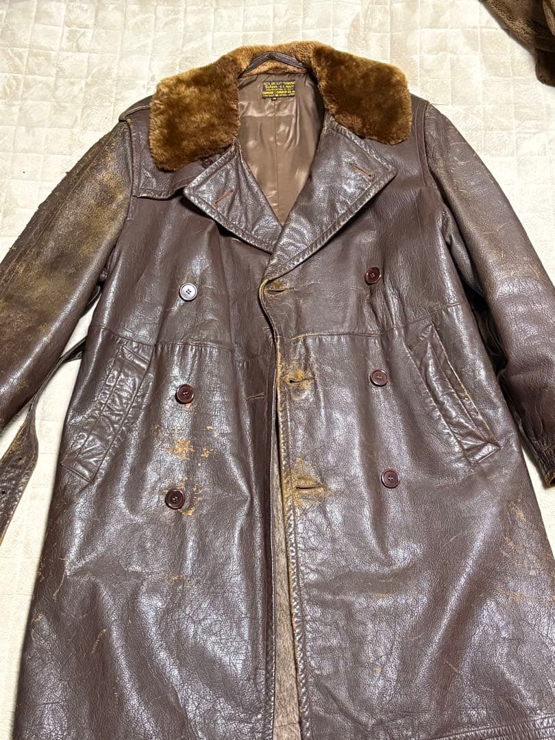 40’s USN M-69F レザーコート G-1 フライトジャケット