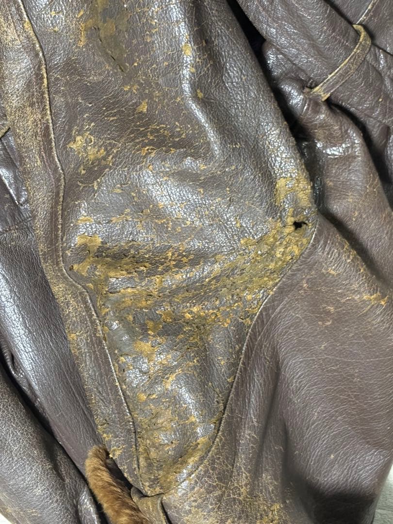 40’s USN M-69F レザーコート G-1 フライトジャケット