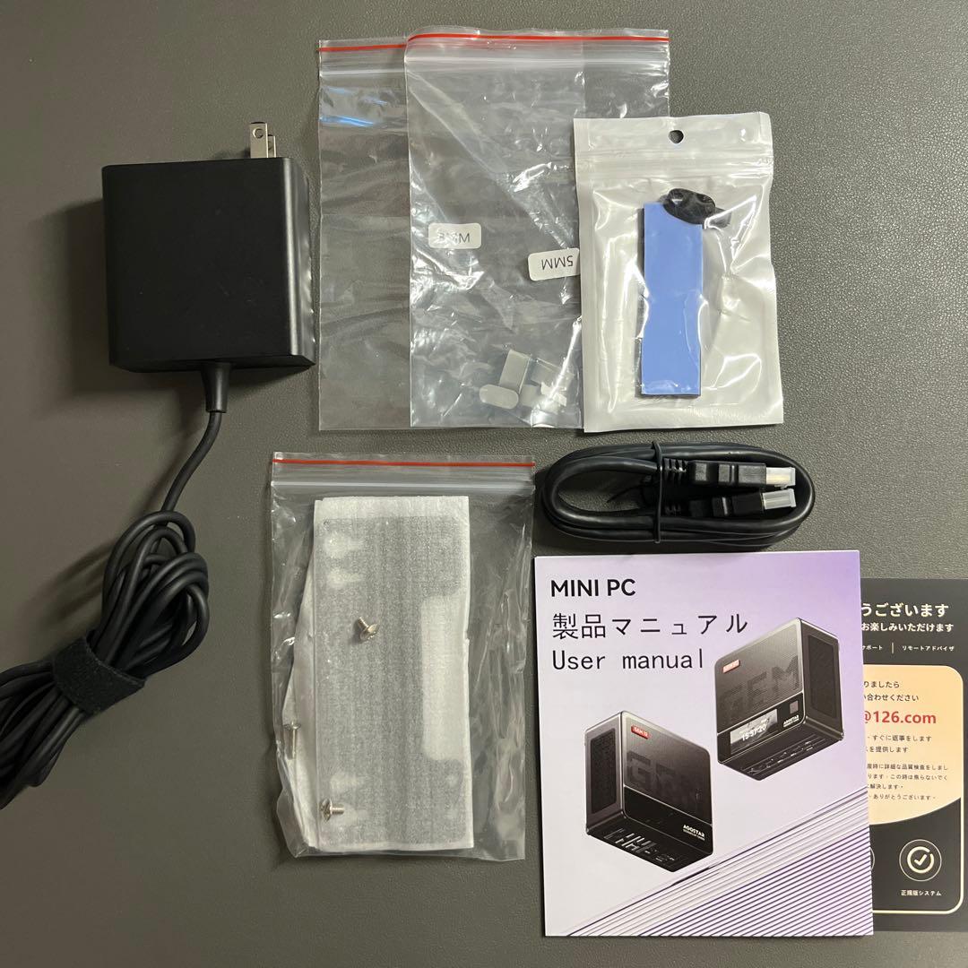 AOOSTAR GEM 12 ミニPC DDR5 32GB SSD抜き