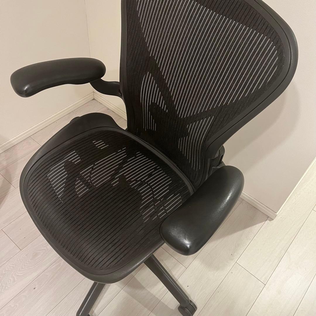 【美品】ハーマンミラー アーロンチェア Bサイズ フル装備 ポスチャーフィット