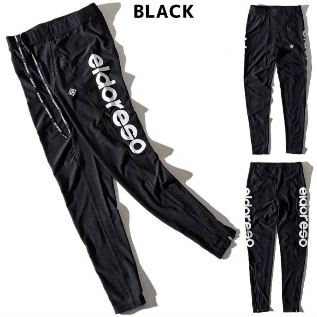 【美品】eldoreso ロングタイツXLジッパーポケット付き