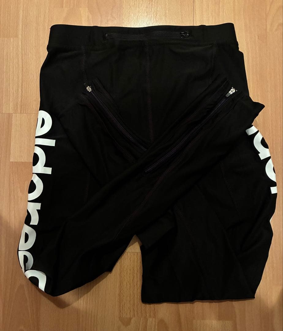 【美品】eldoreso ロングタイツXLジッパーポケット付き